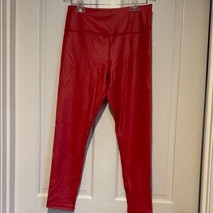 Red Metallic Light n Tight Hi-Rise Legging